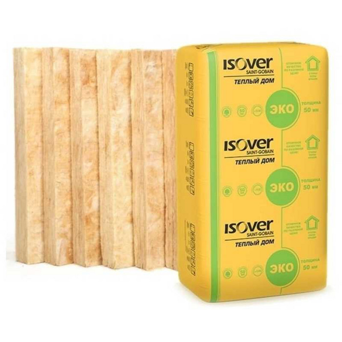 Утеплитель Isover Изовер Тёплый Дом Плита 50х610х1170 в Мшинской